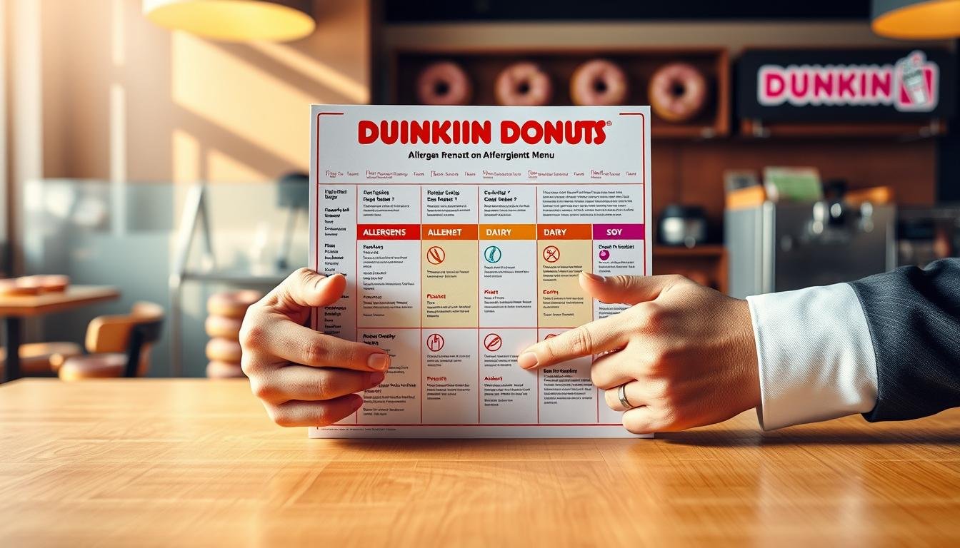 Dunkin Donuts Allergen Menu