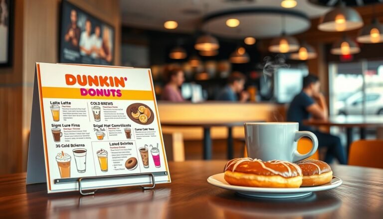 Dunkin Donuts Coffee Menu