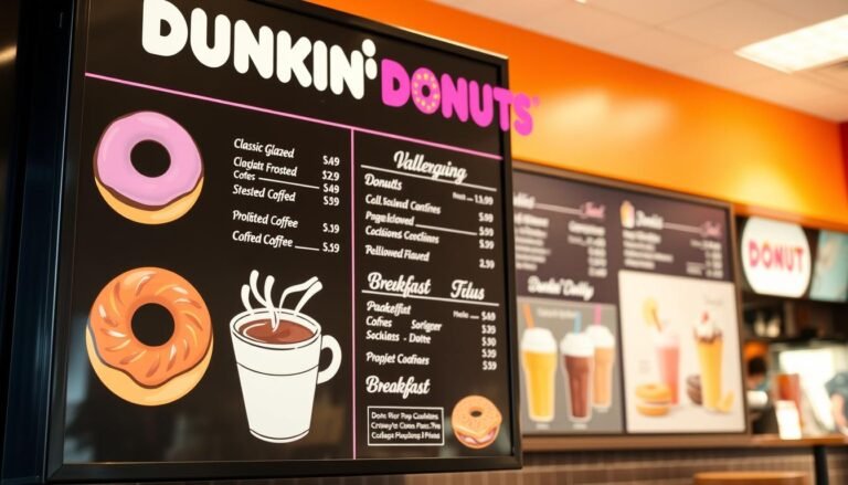 Dunkin Donuts Menu With Prices