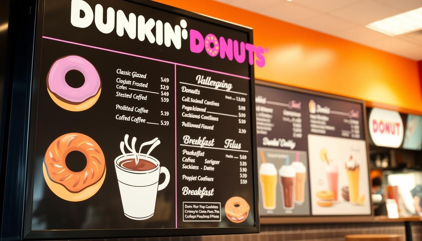 Dunkin Donuts Menu With Prices